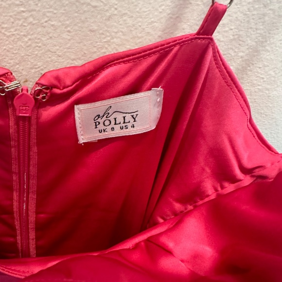 Oh Polly PINK Dress Size: 4 - Picture 2 of 3